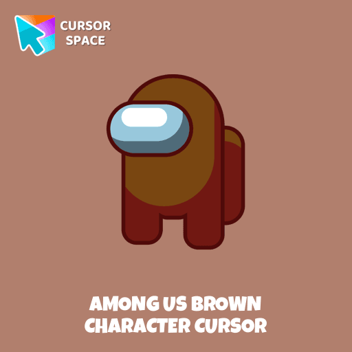 Among Us Brown Character cursor